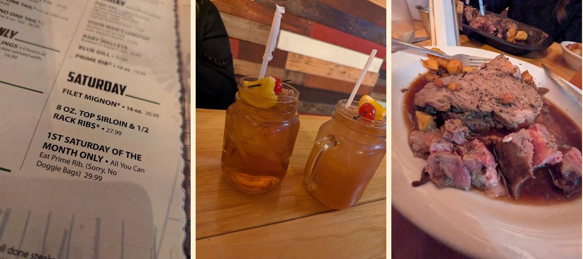 Ding-A-Ling Supper Club Menu